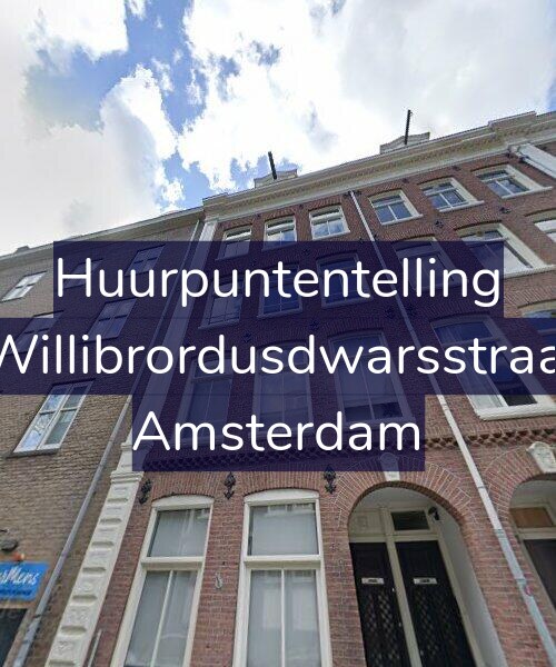 Foto gevel Huurpuntentelling voor Sint Willibrordusdwarsstraat 4-2, Amsterdam