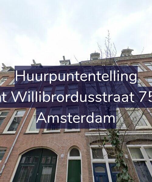 Foto gevel Huurpuntentelling voor Sint Willibrordusstraat 75-3, Amsterdam