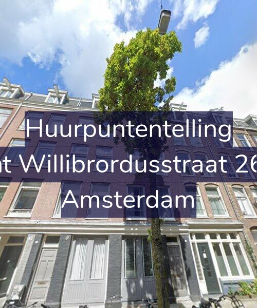 Foto gevel Huurpuntentelling voor Sint Willibrordusstraat 26-1, Amsterdam