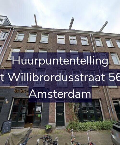 Foto gevel Huurpuntentelling voor Sint Willibrordusstraat 56-H, Amsterdam