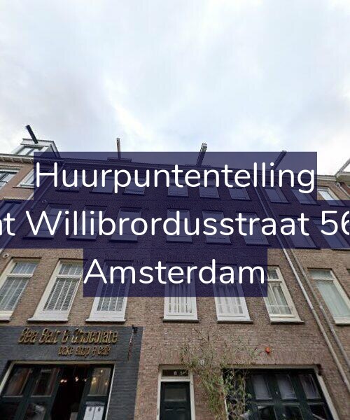 Foto gevel Huurpuntentelling voor Sint Willibrordusstraat 56-2, Amsterdam