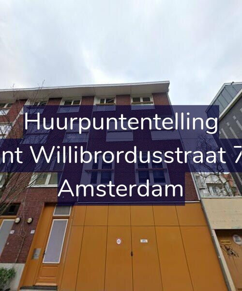 Foto gevel Huurpuntentelling voor Sint Willibrordusstraat 72, Amsterdam