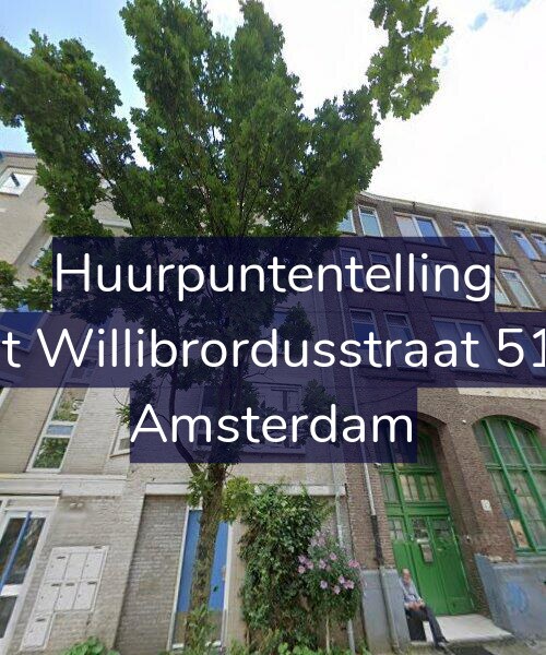 Foto gevel Huurpuntentelling voor Sint Willibrordusstraat 51-A, Amsterdam