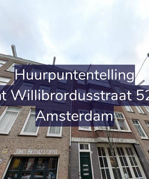 Foto gevel Huurpuntentelling voor Sint Willibrordusstraat 52-3, Amsterdam