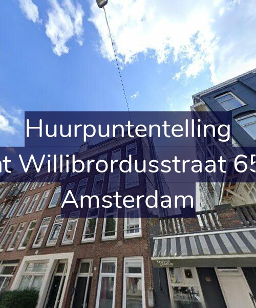 Foto gevel Huurpuntentelling voor Sint Willibrordusstraat 65-3, Amsterdam