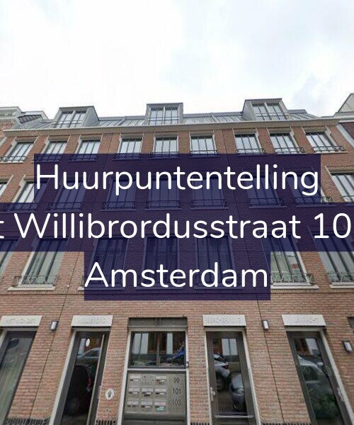 Foto gevel Huurpuntentelling voor Sint Willibrordusstraat 103-C, Amsterdam