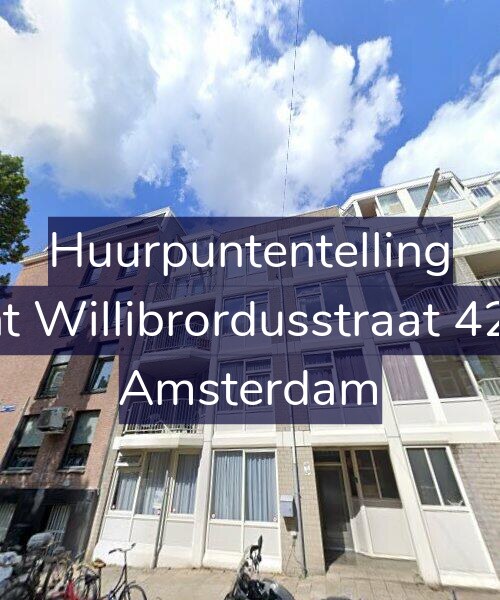Foto gevel Huurpuntentelling voor Sint Willibrordusstraat 42-B, Amsterdam