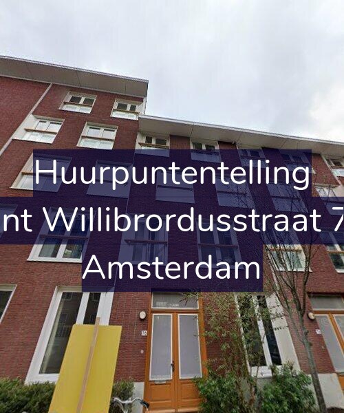 Foto gevel Huurpuntentelling voor Sint Willibrordusstraat 78, Amsterdam