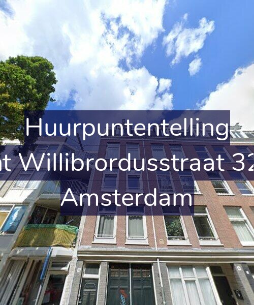 Foto gevel Huurpuntentelling voor Sint Willibrordusstraat 32-2, Amsterdam