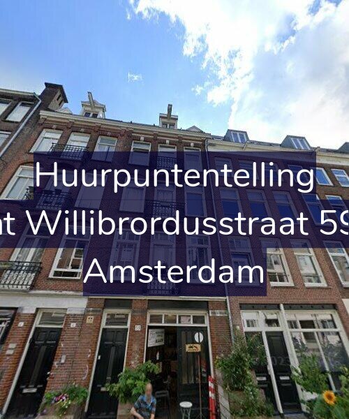 Foto gevel Huurpuntentelling voor Sint Willibrordusstraat 59-1, Amsterdam