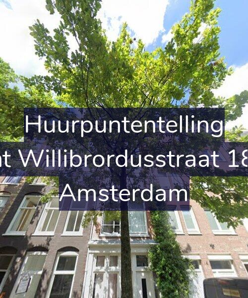 Foto gevel Huurpuntentelling voor Sint Willibrordusstraat 18-2, Amsterdam