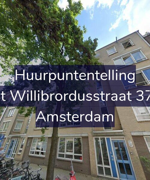 Foto gevel Huurpuntentelling voor Sint Willibrordusstraat 37-A, Amsterdam