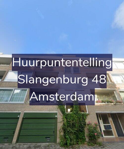 Foto gevel Huurpuntentelling voor Slangenburg 48, Amsterdam