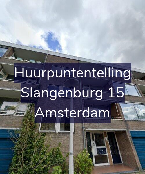 Foto gevel Huurpuntentelling voor Slangenburg 15, Amsterdam