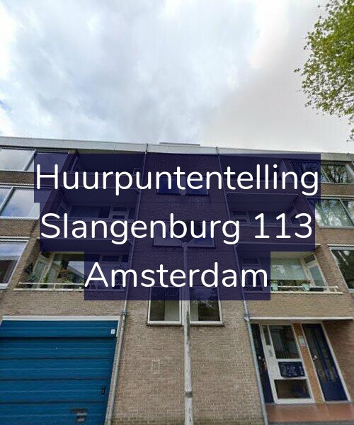 Foto gevel Huurpuntentelling voor Slangenburg 113, Amsterdam