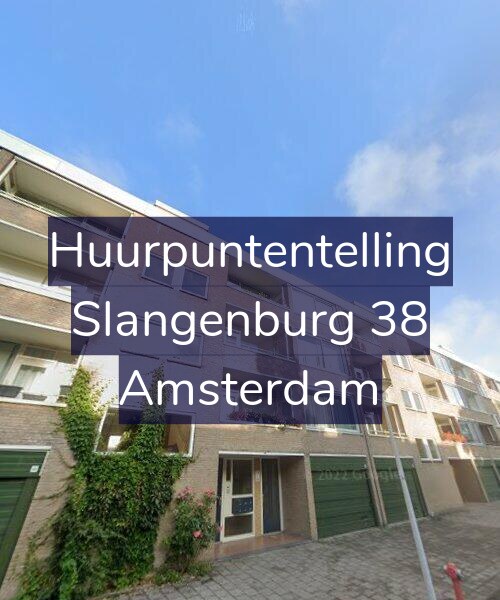 Foto gevel Huurpuntentelling voor Slangenburg 38, Amsterdam