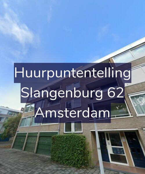 Foto gevel Huurpuntentelling voor Slangenburg 62, Amsterdam