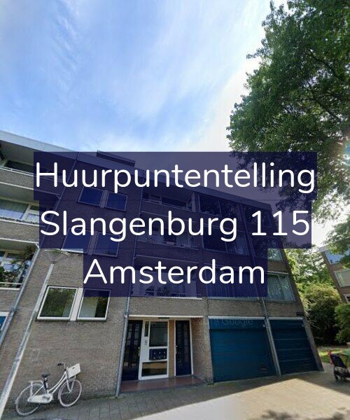 Foto gevel Huurpuntentelling voor Slangenburg 115, Amsterdam