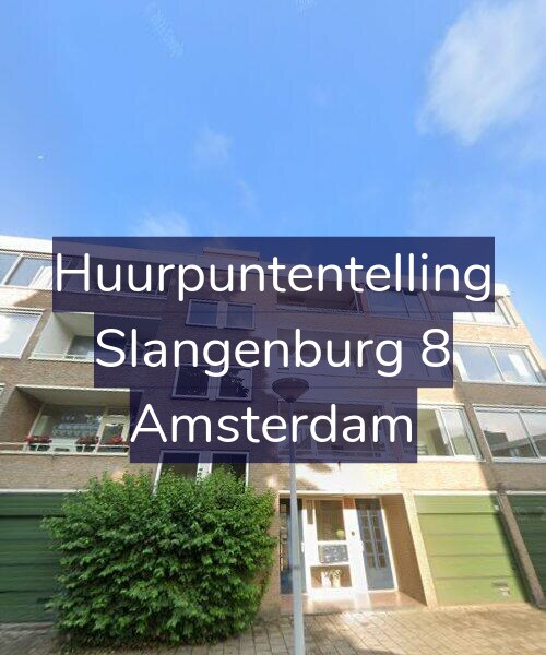 Foto gevel Huurpuntentelling voor Slangenburg 8, Amsterdam