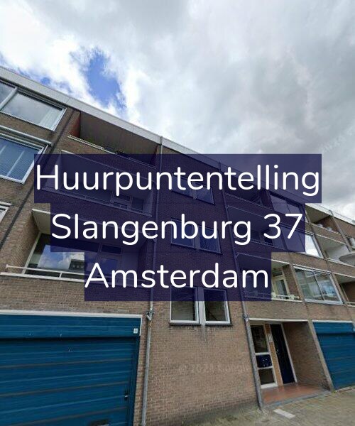 Foto gevel Huurpuntentelling voor Slangenburg 37, Amsterdam