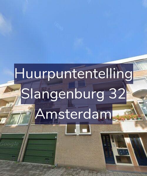 Foto gevel Huurpuntentelling voor Slangenburg 32, Amsterdam
