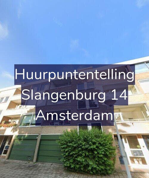 Foto gevel Huurpuntentelling voor Slangenburg 14, Amsterdam