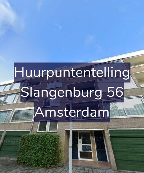 Foto gevel Huurpuntentelling voor Slangenburg 56, Amsterdam