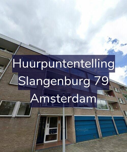 Foto gevel Huurpuntentelling voor Slangenburg 79, Amsterdam