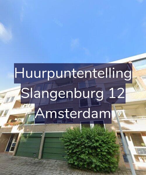 Foto gevel Huurpuntentelling voor Slangenburg 12, Amsterdam