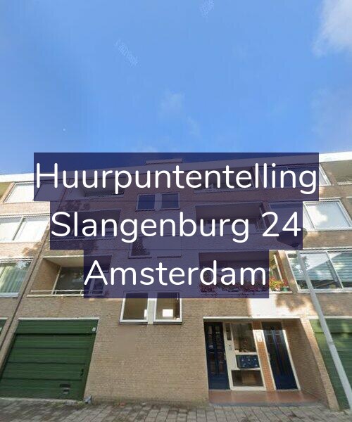 Foto gevel Huurpuntentelling voor Slangenburg 24, Amsterdam