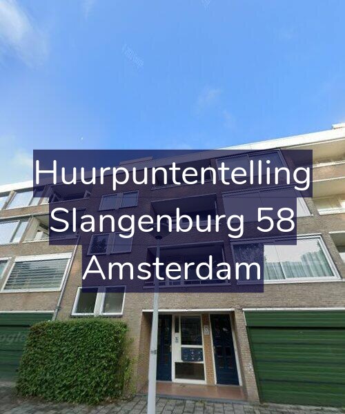 Foto gevel Huurpuntentelling voor Slangenburg 58, Amsterdam