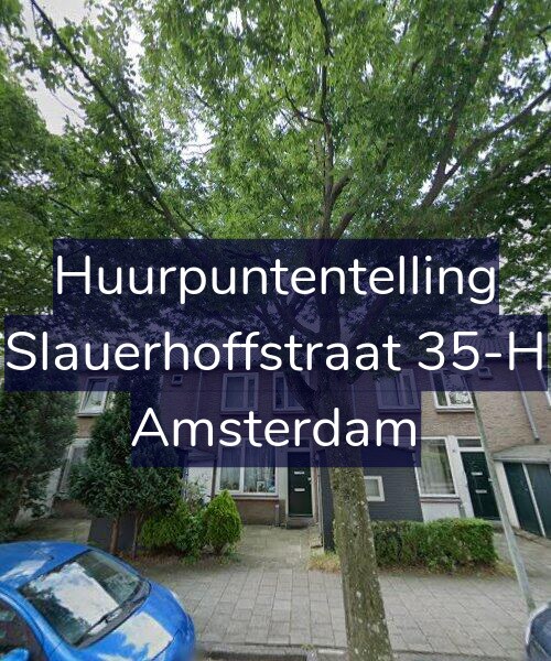 Foto gevel Huurpuntentelling voor Slauerhoffstraat 35-H, Amsterdam