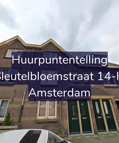 Foto gevel Huurpuntentelling voor Sleutelbloemstraat 14-H, Amsterdam