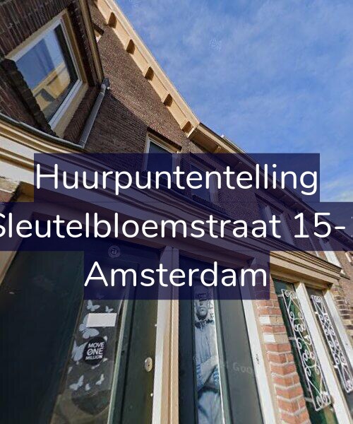 Foto gevel Huurpuntentelling voor Sleutelbloemstraat 15-1, Amsterdam