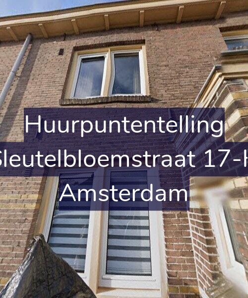 Foto gevel Huurpuntentelling voor Sleutelbloemstraat 17-H, Amsterdam
