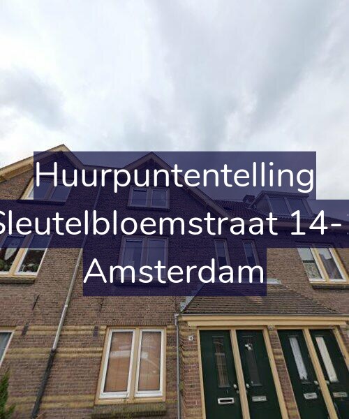 Foto gevel Huurpuntentelling voor Sleutelbloemstraat 14-1, Amsterdam