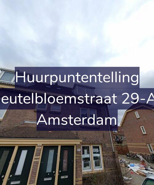 Foto gevel Huurpuntentelling voor Sleutelbloemstraat 29-A1, Amsterdam