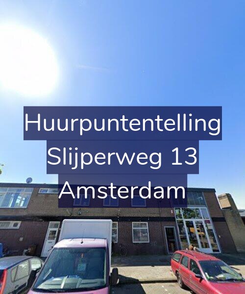 Foto gevel Huurpuntentelling voor Slijperweg 13, Amsterdam