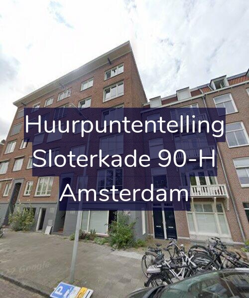 Foto gevel Huurpuntentelling voor Sloterkade 90-H, Amsterdam