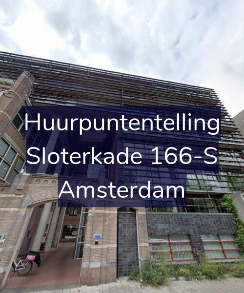 Foto gevel Huurpuntentelling voor Sloterkade 166-S, Amsterdam