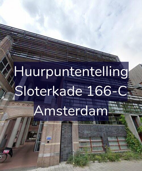Foto gevel Huurpuntentelling voor Sloterkade 166-C, Amsterdam