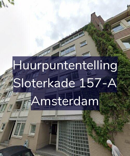 Foto gevel Huurpuntentelling voor Sloterkade 157-A, Amsterdam