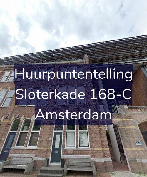 Foto gevel Huurpuntentelling voor Sloterkade 168-C, Amsterdam
