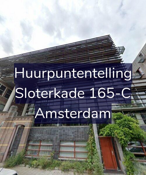 Foto gevel Huurpuntentelling voor Sloterkade 165-C, Amsterdam