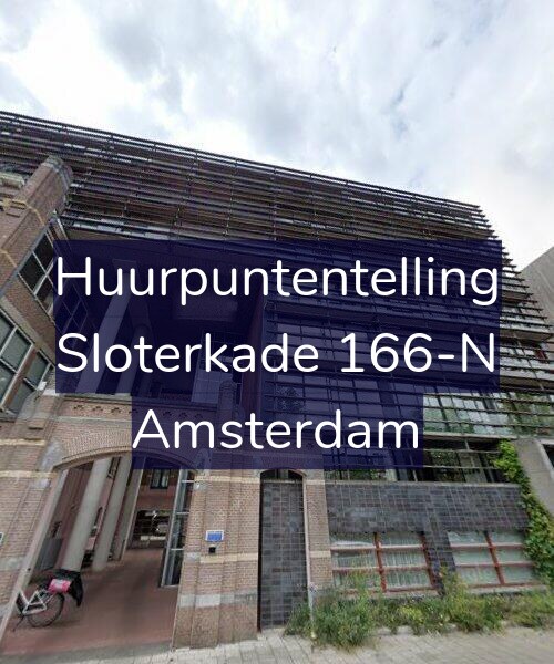 Foto gevel Huurpuntentelling voor Sloterkade 166-N, Amsterdam