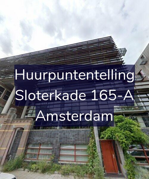 Foto gevel Huurpuntentelling voor Sloterkade 165-A, Amsterdam