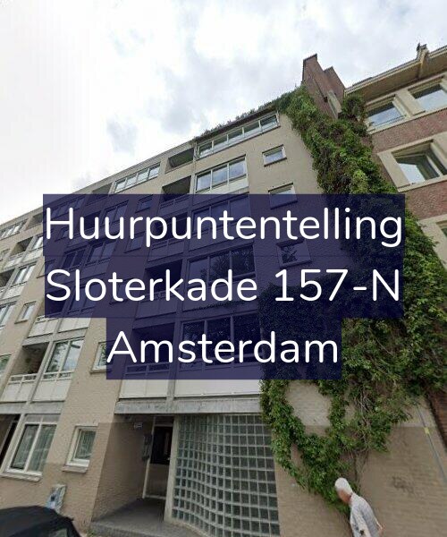 Foto gevel Huurpuntentelling voor Sloterkade 157-N, Amsterdam