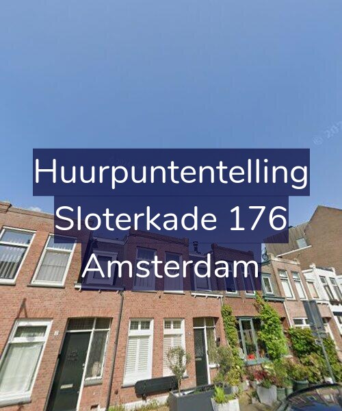 Foto gevel Huurpuntentelling voor Sloterkade 176, Amsterdam