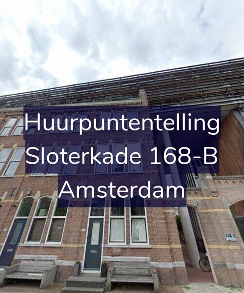 Foto gevel Huurpuntentelling voor Sloterkade 168-B, Amsterdam
