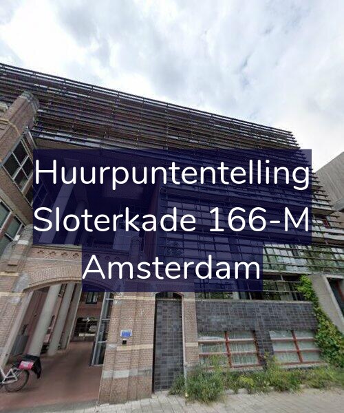 Foto gevel Huurpuntentelling voor Sloterkade 166-M, Amsterdam